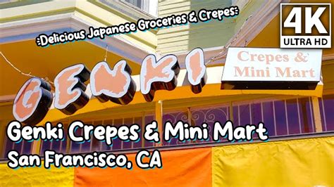 genki crepes|genki mini mart san francisco.